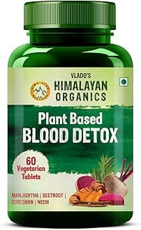 Blood Detox | Beetroot Curcumin Manjistha Extracts | Pimple & Acne Control | Natural Purifier & Cleanser â€“ 60 Tablets