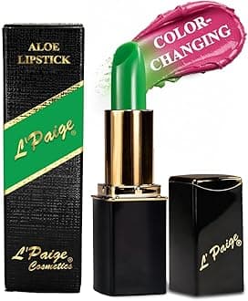 Lipstick L'Paige BASIC GREEN long-lasting mosturizing AloeVera will Change by L'Paige