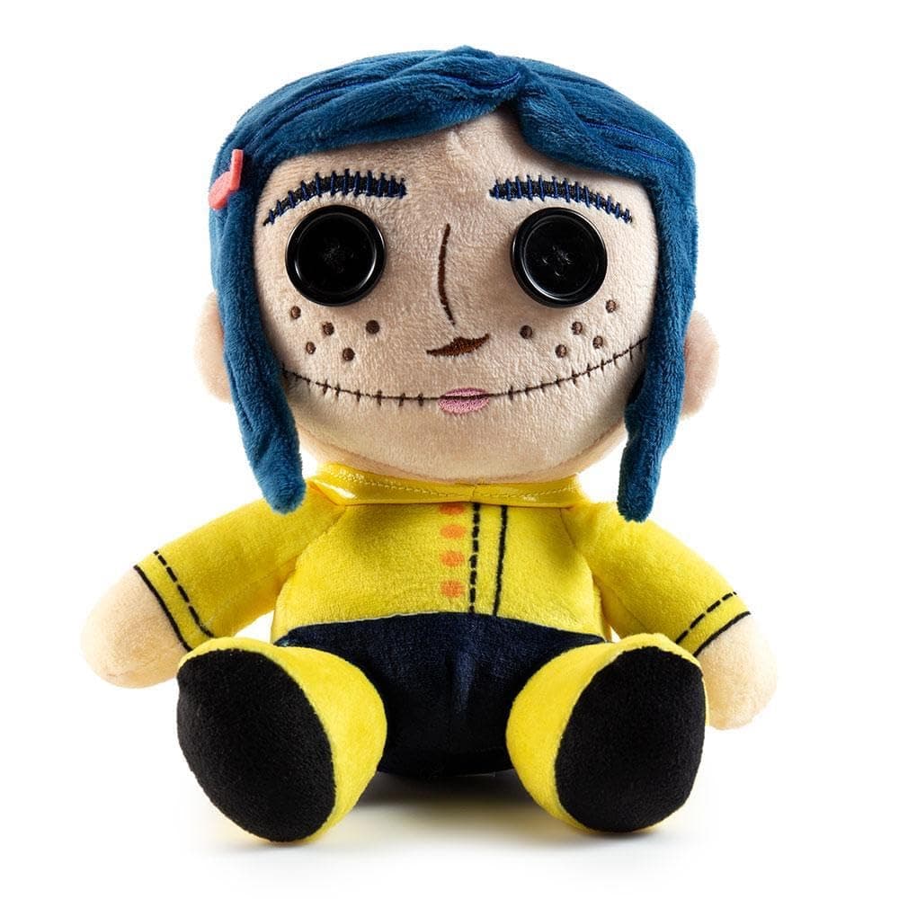 Kidrobot Coraline with Button Eyes Phunny Plush