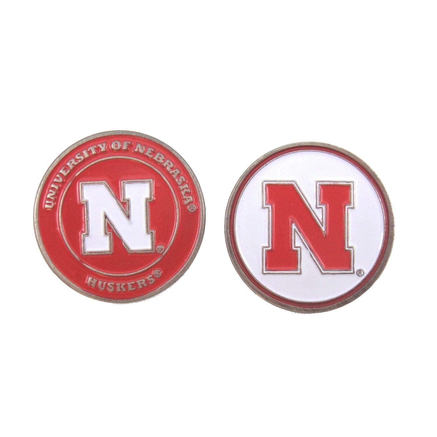 Nebraska Huskers Double-Sided Golf Ball Marker