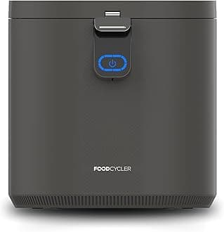 Eco 5 Award-Winning Kitchen Food Recycler | Indoor Composter Bin Alternative | Electric Countertop Food Disposer with Odorless 5L Indoor Food Waste Bin for Easy Waste Management | Grey