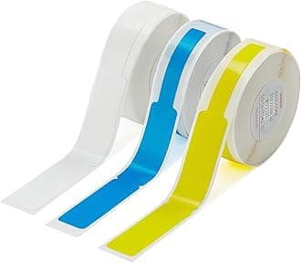 MAKINGTEC Cable Label Paper, Labels Maker Tape, Self-Adhesive Sticker, Compatible for D11 D110 D101 Printer, Label Print Paper Label Maker, Name File Folder, Food Cosmetic Office Home Kitchen