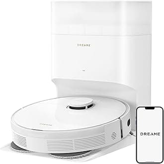 Dreame L10s Plus Robot Vacuum Cleaner with Mop, 7000Pa Suction Power, Dust Collection Up to 90 days, DuoScrub Mopping System and Automatic Mop Lifting, LiDAR Navigation, 2 Years Warranty