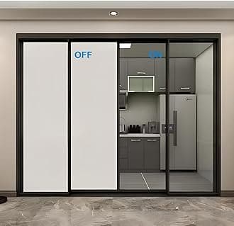 (39.5" x 47.5") Window Privacy Film | PDLC Switchable, Window Film | Smart Fi...