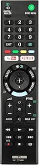 RMT-TX300E Replaced Remote fit for Sony TV KD-55X7000F KD-43X7000F KD-49X7000F KDL-43W660F KD-65X7000F KD-43X7000E KD-49X7000E KD-55X7000E KD-65X7000E KDL-40W660E KDL-49W660E KDL-32W660E KD-60X6700E