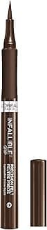 L'Oreal Paris L’Oreal Paris Makeup Infallible Grip Precision Felt Eyeliner, Smudge Resistant, Long Lasting Waterproof Eyeliner, Brown, Brown, 0.03 fl oz