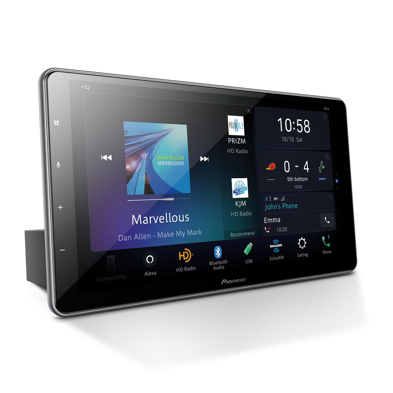 Pioneer DMH-WT8600NEX Multimedia Receiver with 10.1" HD Capacitive Touch Floating Display