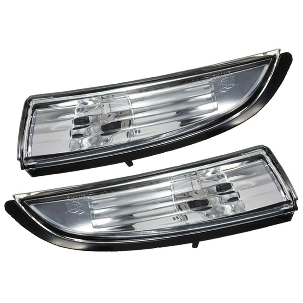 Fundament Pair Left&Right Sides Wing Mirror Indicator Cover Turn Signal light LED Cornering Indicators Lamp Dynamic Warning Turning Lights Fit for Fiesta 2008-2017