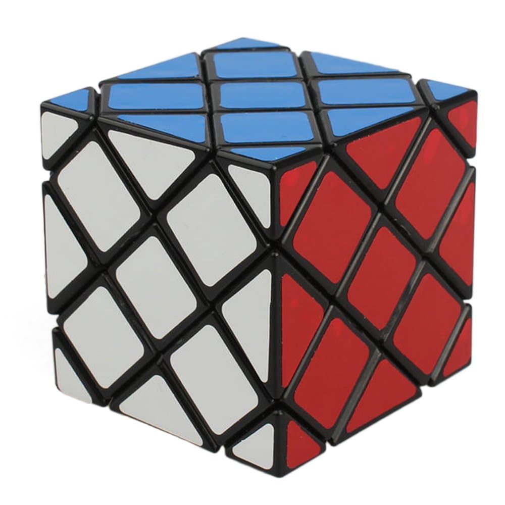 Willking Master Square Puzzle Magic Cube Twisty Toy Gift Irregular Brain Tester Black