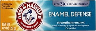 Arm & Hammer Truly Radiant Bright & Strong Whitening Toothpaste.9 Oz Travel Size (Pack of 6)