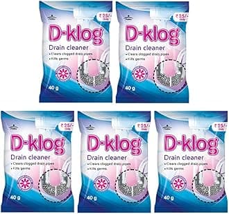 D-Klog Drain Cleaner Powder (40g x 5N)