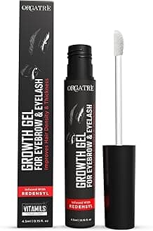 Eyebrow & Eyelash Growth Gel 4.5ml | Dual-Use Enhancer for Women | Redensyl, Procapil, Capilia Longa | Fuller Look | Nourishing Lash & Brow Serum | Hair Fall Control