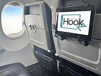TabletHookz v3. Tablet/iPad holder for the plane train and car. Hands-Free. Mount your Tablet securely at eye level. Create your own inflight entertainment while keeping your device safe and secure.