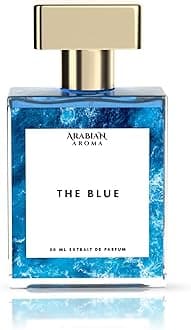 Arabian Aroma The Blue Men's Perfume | Bergamot, Patchouli, Grapefruit, Saffron Notes | Perfumes for Men With Long Lasting Fragrance | Extrait De Perfume | Long Lasting Perfume for Men (50ml)