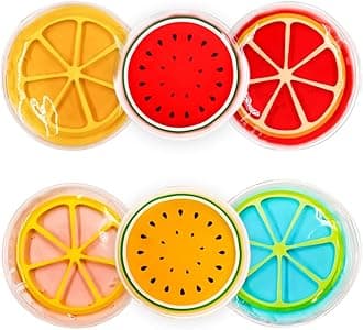 Kids Ice Pack, Hot or Cold Gel Cooling Pad, Reusable for Injuries, Medical Health, Swelling, and Pain Relief, Tired Eyes, Headache, Sinus Relief