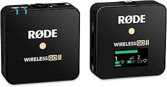 Rode Wireless GO II Single Channel Wireless Microphone System, Black (Model Number : Wireless Go II Single)