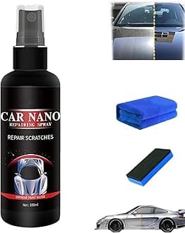 Nurafix Nano Scratch Remover, Nano Car Scratch Repair Spray,Nurafix Car Wax, Nurafix Scratch Repair, Fast Repairing Scratch Spray, Rub and Buff for All Vehicle Paint Care (100ml-1)