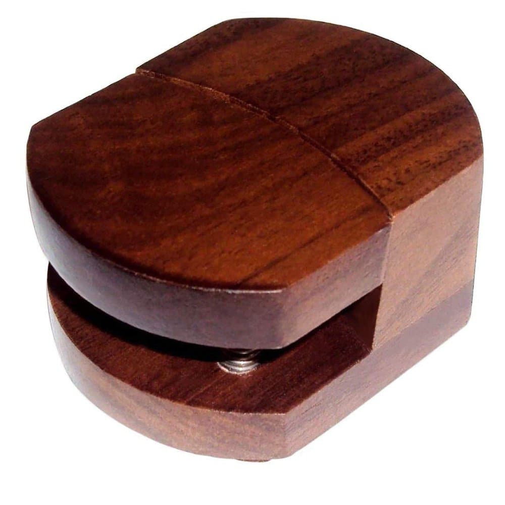 Solid Walnut Copy Stand Holder with Spring-Loaded Wooden Clamp - Ideal for Typing, Reading, or Displaying Papers - Woodessen