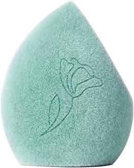 JUNO & Co. Microfiber Makeup Sponge, Dual Layer Technology for Full Coverage Flawless Makeup Blender for Foundation, Powder and Cream (Bamboo Style and Green Color)