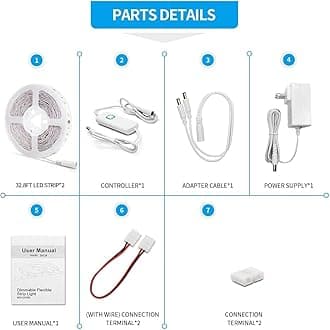 Dimmable White LED Strip Light