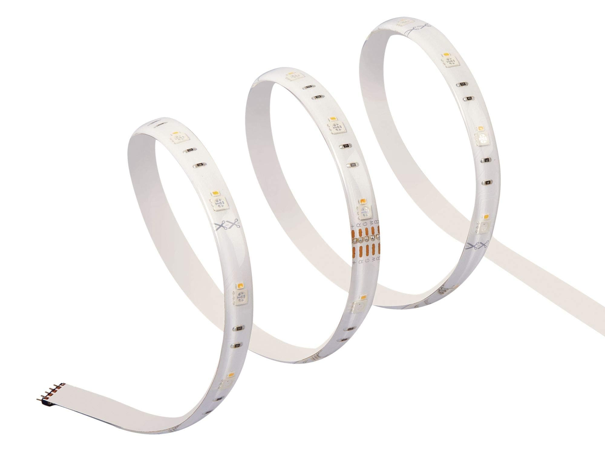 OSRAM LIGHTIFY Flex LED-Stripes Extension 60 cm Length/dimmable/warmwhite to Daylight 2000K - 6500K and Colour Control/Works with Alexa [Energy Class G]