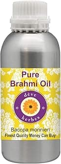 Deve Herbes Pure Brahmi Oil (Bacopa monnieri) Natural Therapeutic Grade 1250ml