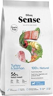 Sense Puppy Turkey & Salmon Grain Free Hypoallergenic All Breeds Dog Gravy Food (2 Kg), 1 Count