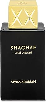 Shaghaf Oud Aswad Eau de Parfum, 75ml, Premium Quality Perfume, Women and Men’s Fragrance, Oriental, Woody Luxurious Blend Perfumes for Men and Women