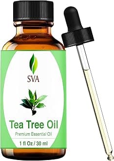Tea Tree Essential Oil – 1 Fl Oz – 100% Natural Tea Tree Oil - for Diffuser, Hair Care, Face, Skin Care, Aromatherapy, Scalp and Body Massage, Soap and Candle Making – with Dropper