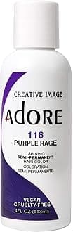 Semi-Permanent Haircolor #116 Purple Rage 4 Ounce (118ml) (6 Pack)