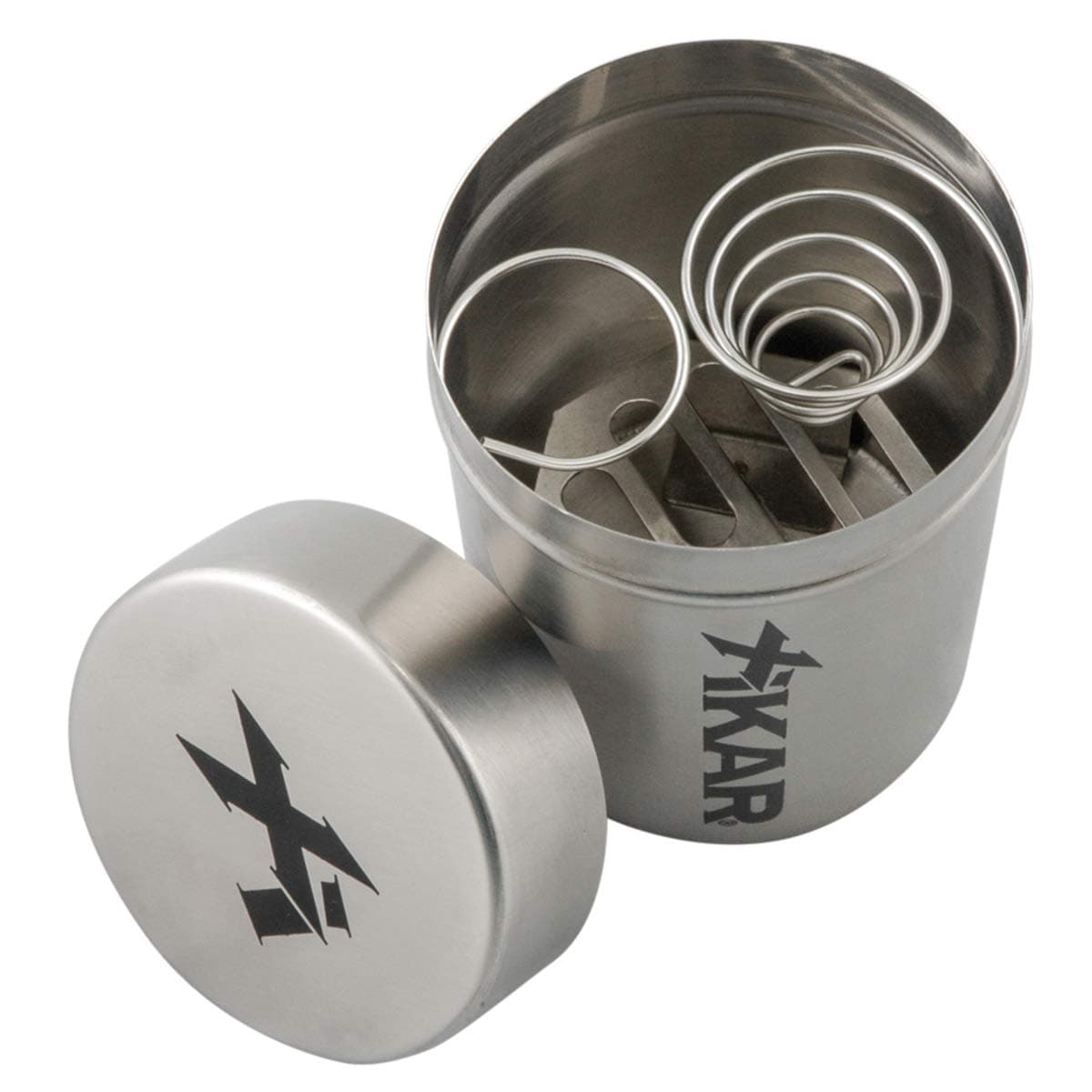 XIKAR Ash Can Xikar Portable Ash Can-9402, Silver, Medium