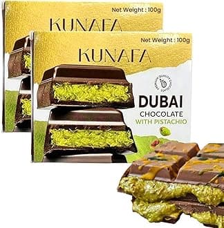 BML100g Dubai Chocolate Bar Viral Pistachio Kunafa Bar Viral Milk Chocolate for Birthdays Anniversaries Parties & Special Occasions Creamy Milk Chocolate Made in Dubai
