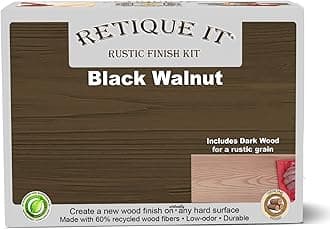 Water-Based Gel Stains by Retique It (Rustic Wood, Black Walnut)