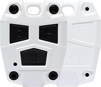 ABS Plastic Keyfob Case for FJ Cruiser (2008-2014) | Key Fob Replacement Shell Only (No Electronics) | FJ Cruiser Accessories - Made in USA | White