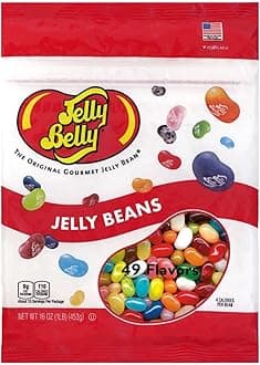 49 Assorted Flavors Jelly Beans - 1 Pound (16 Ounces) Resealable Bag - Genuine, Official, Straight from the Source