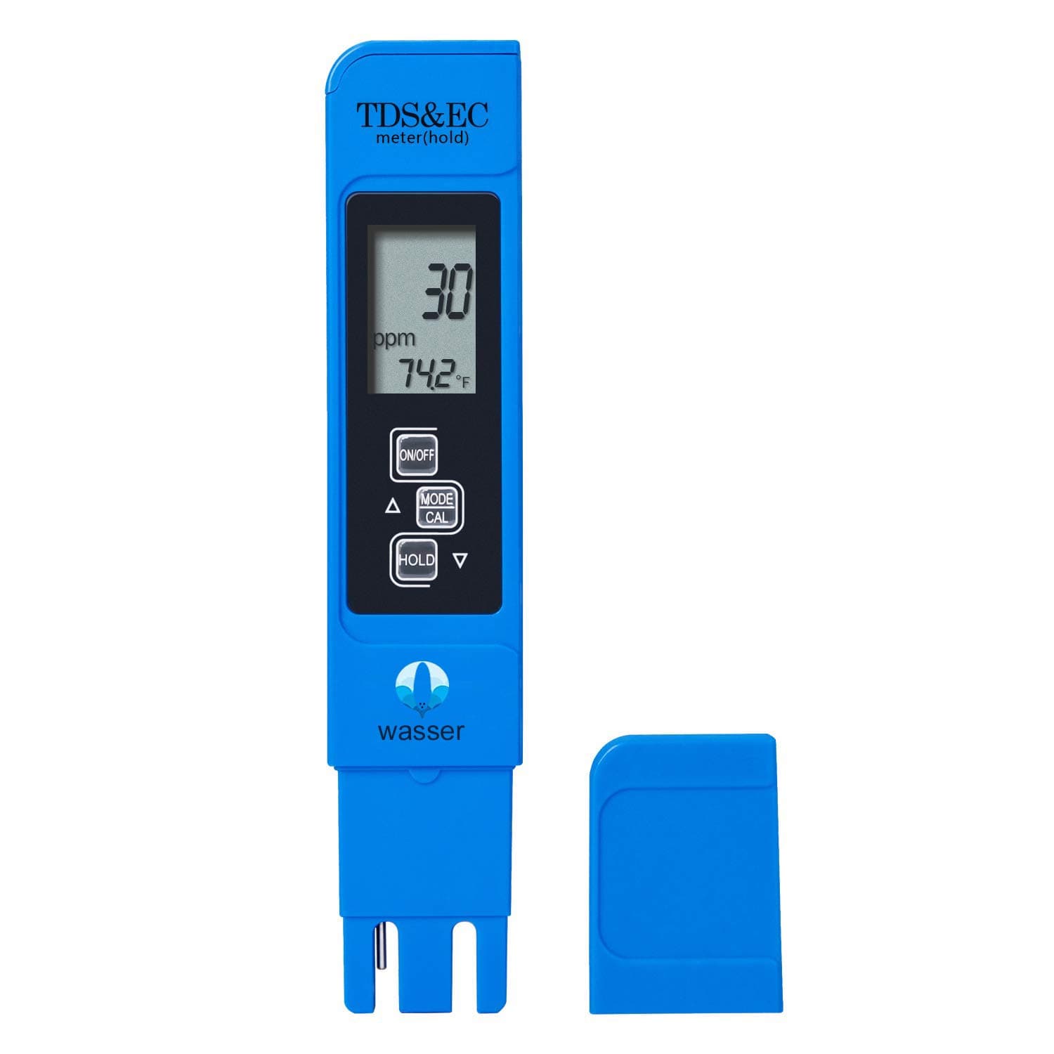 High Quality Water Test Meter. Professional TDS EC & Temperature Meter. 3-in-1. Lifetime Guarantee! Accurate and Reliable Water Test Meter. With Protective Leather Case.