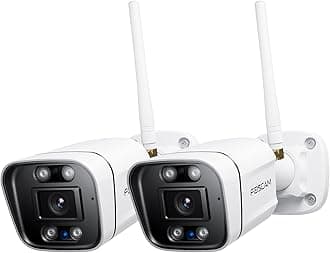 FOSCAM 3K 5MP Security Cameras Wireless Outdoor, 5GHz&2.4GHz WiFi Camera for Home Security, 120° FoV Outside Surveillance Cam, AI Human/Vehicle Detection, 66FT Color Night Vision, 120dB Siren, IP66