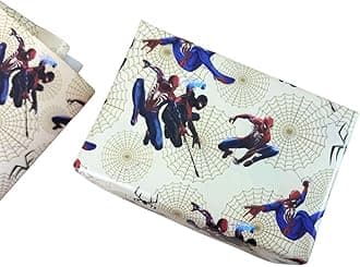 LA TROVE Colourful Gift Wrapping Paper Sheet For Gift Packing|Gift Wrap Roll, Gift Papers Sheets, Gift Cover Wrapping Paper(Spider Man) (Pack 0F 10),Blue