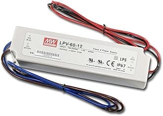 LPV-60-12 Sealed Panel Mount LPV Series AC-DC 12-volt 5-Amp Power Supply with LED Driver