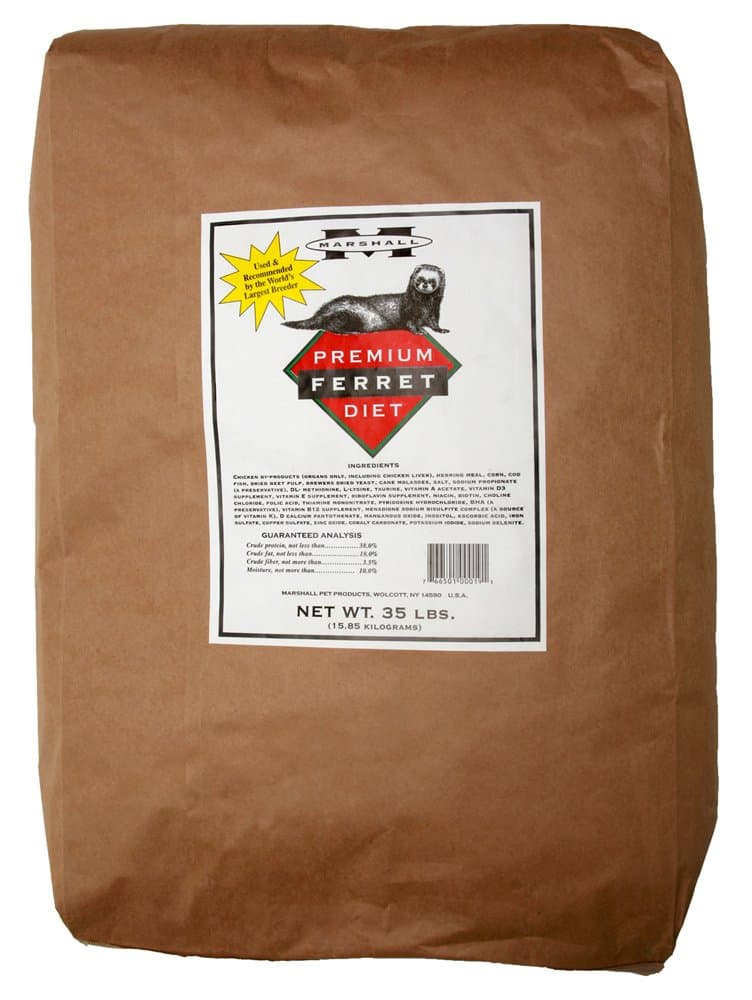 Marshall Premium Ferret Diet, 35-Pound Bag