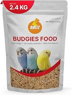 - BOLTZ Bird Food for Budgies - 2400Gm Natural & Healthy Premium Mix Seeds, Daily Food for All Life Stages