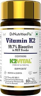 Vitamin K2 Vital Delta from Balchem Europe (99+% All-Trans MK7 Active Form) in MCT Powder | Natural K2 form Plant Origin | Clean Label | Healthy Bone & Heart | 99.7% Bio Active Vitamin K2 | Veg K2 | 60 Servings