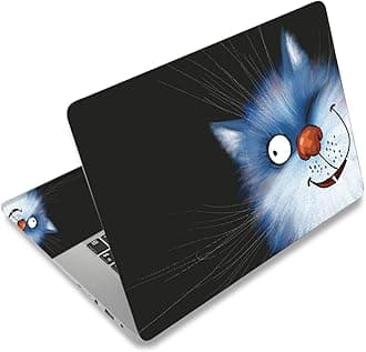 Universal 13.3 14 15 15.4 15.6 Inches Laptop Skin Sticker Netbook Skin Sticker Reusable Notebook Personalized Art Protector by AORTDES - Lovely Winking Cat