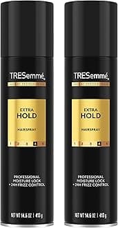 TRESemmé Hairspray, Extra Hold, 2-Pack – Moisturizing Hair Spray, Anti-Frizz Products, Humidity Protection, 14.6 Oz Ea