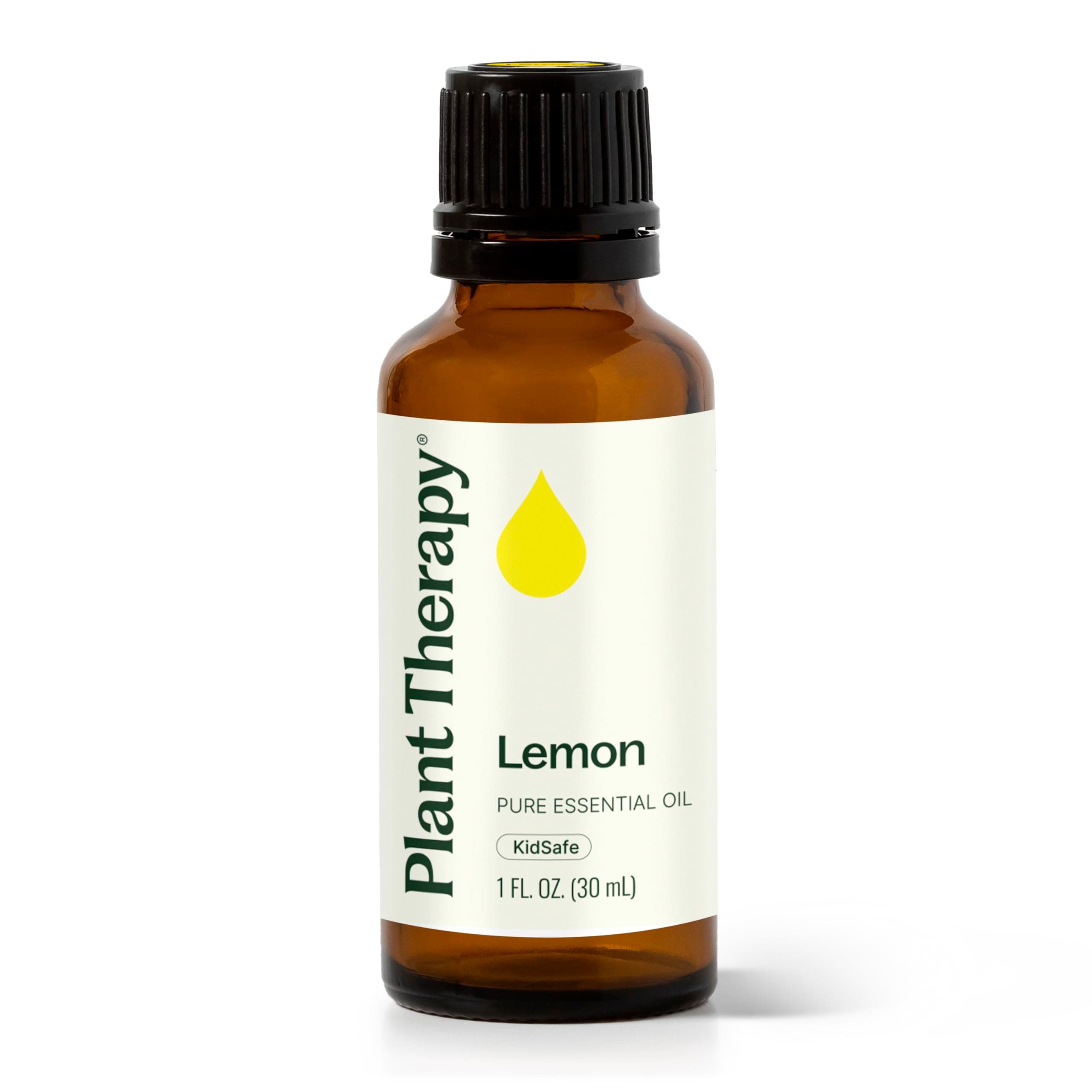Plant Therapy Lemon Essential Oil for Diffuser 30 mL (1 oz) 100% Pure, Undiluted, Natural Aromatherapy, Lemon Oil for Skin & Cleaning, Therapeutic Grade