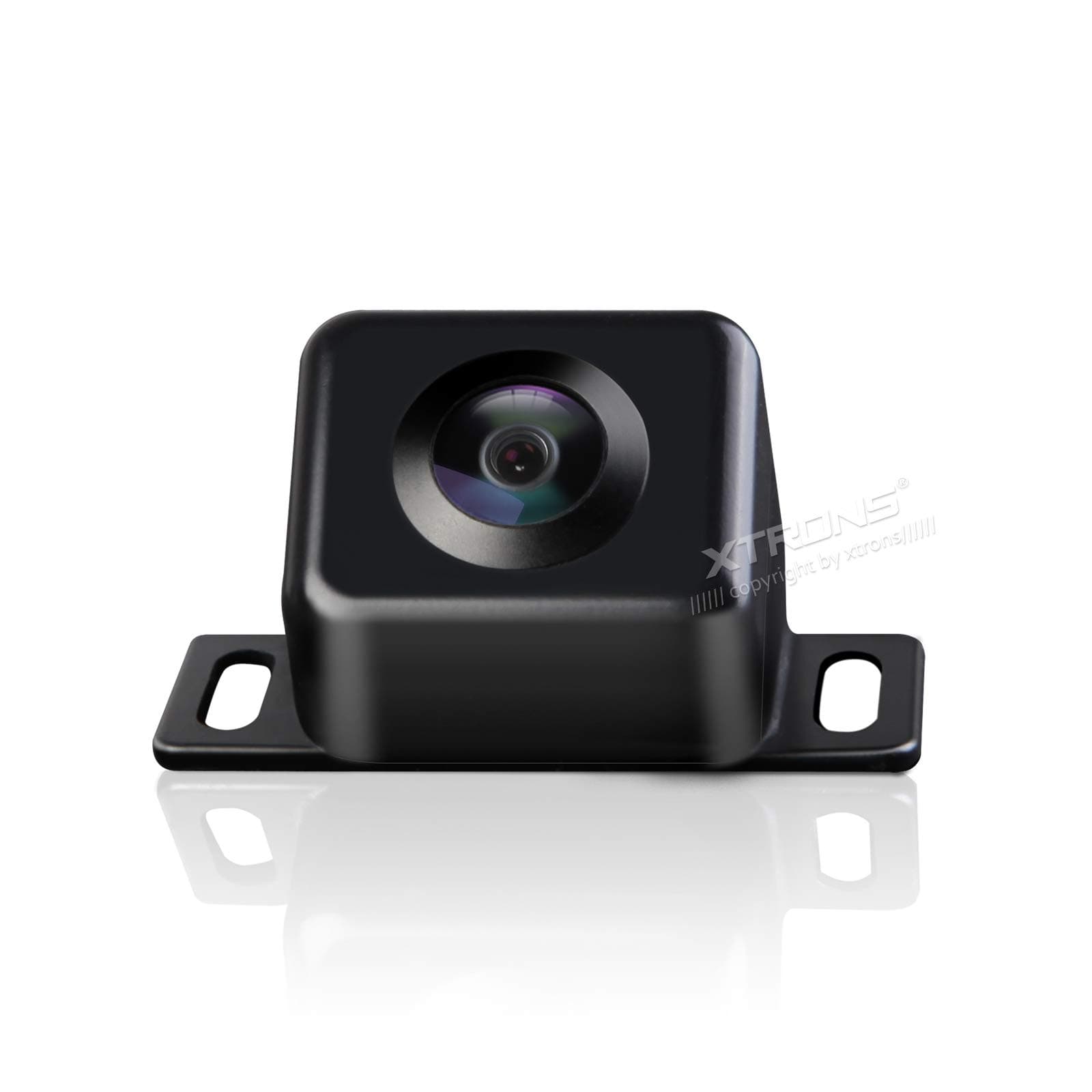 Universal Car Front View Forward Camera 170° Wide Angle Waterproof Dustproof Bumper Mount Camera for Parking Monitor with HD Lens CMD Sensor PAL System RCA Video Cable