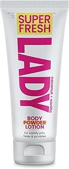 (Lady Parts Powder Lotion, 118ml (Pack of 1)) - Super Fresh Lady Parts Powder Protection Deodorant Lotion - For Breasts, Private Parts, Crotch and Inner Thigh - Prevent Sweat, Chafe, & Odour - Alum...