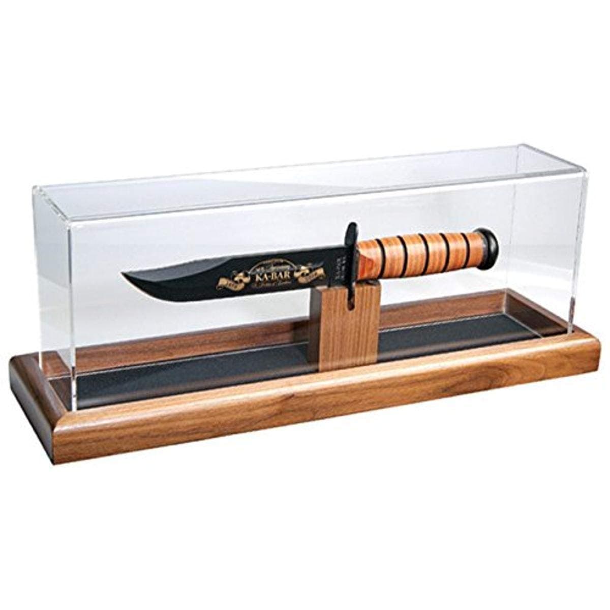 KA-BAR 2-1431-8 Dome Present Case Display up to 13-Inch Knife,Clear,Large