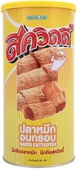 Squidy Crispy Squid Baked Cuttlefish Crisp Snack 90g