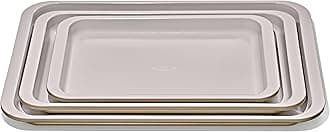 Good Grips Non-Stick Pro Ceramic Coated Metal Bakeware 3-Piece Sheet Pan Set – Biscuit